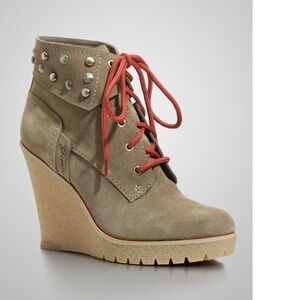 NEW GUESS Hannela Casual Lace-Up Booties